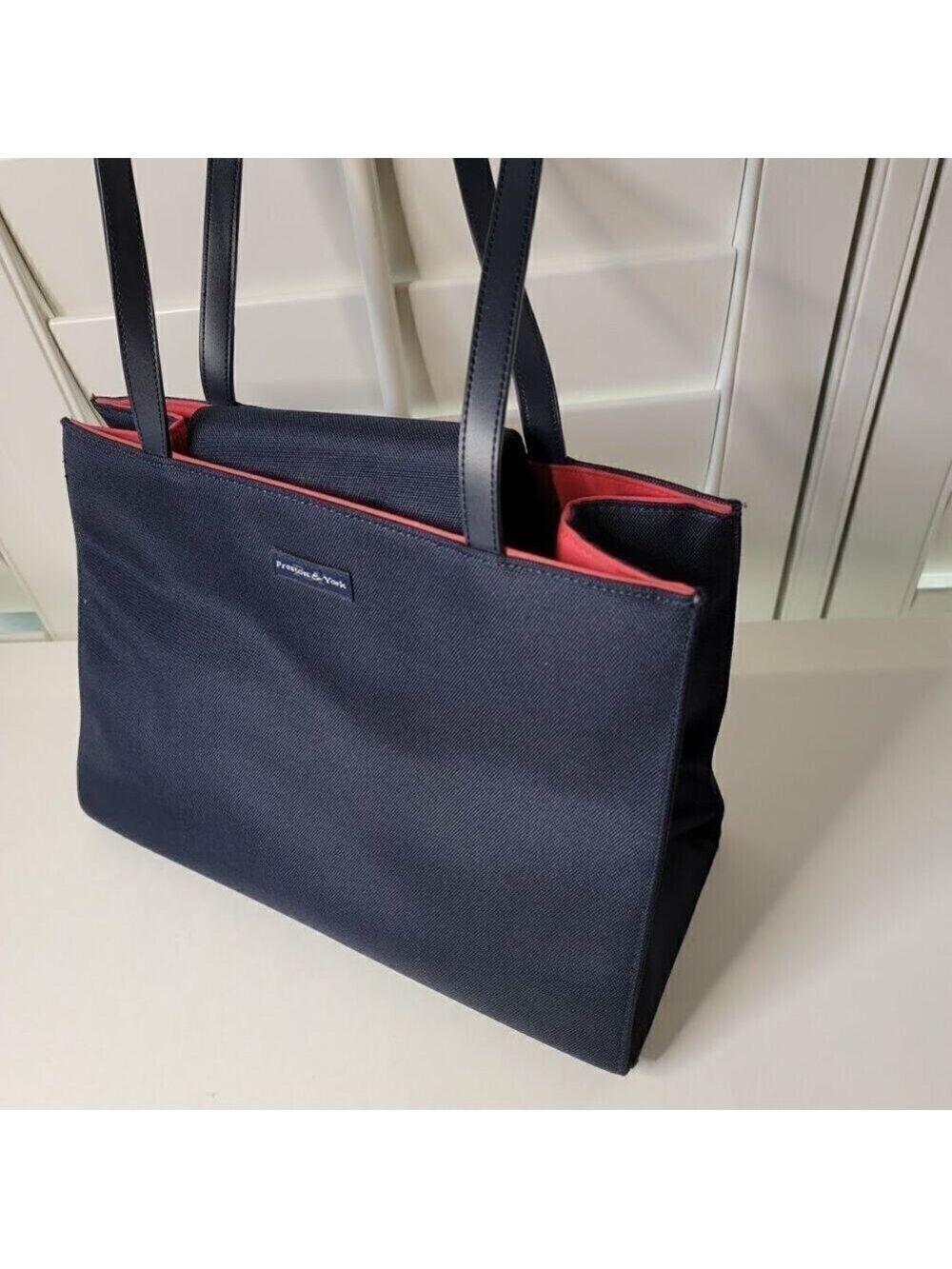 Preston & York Cloth Shoulder Bag - Blue & Red - Picture 4 of 15